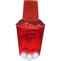 12 Oz. Light Up Drink Shaker - Red w/ White LED's